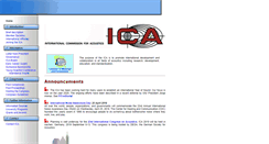 Desktop Screenshot of icacommission.org