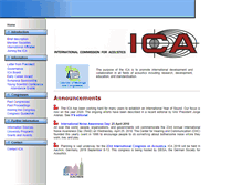 Tablet Screenshot of icacommission.org